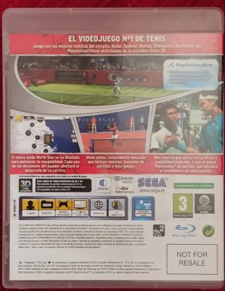 Virtua Tennis 4 PS3 Sega