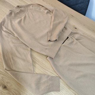 Conjunto de Punto Mango Beige Talla S
