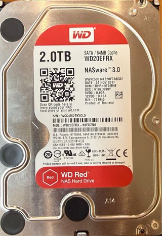 Disco Duro WD 2TB NASware 3.0