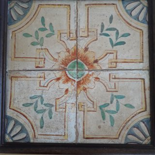 Cuadro azulejos antiguos siglo XVIII