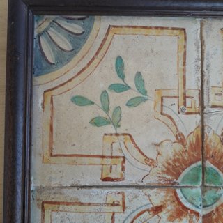 Cuadro azulejos antiguos siglo XVIII