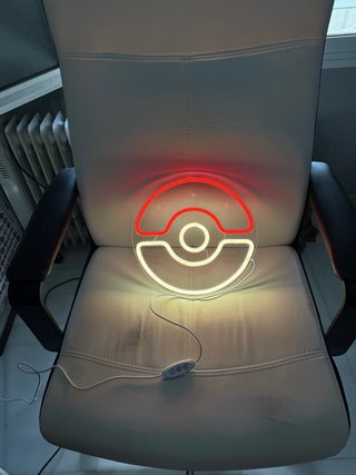 Neon led pokemon - pokeball