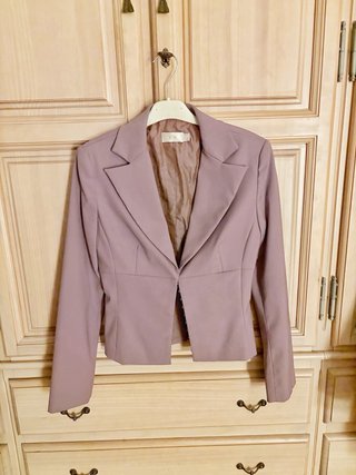 Chaqueta Blazer Morada Vintage de Traje
