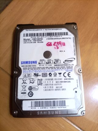 Hard Disk Samsung 160GB PATA