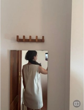 Vestido de piqué blanco