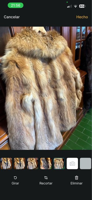 Chaquetón de piel
