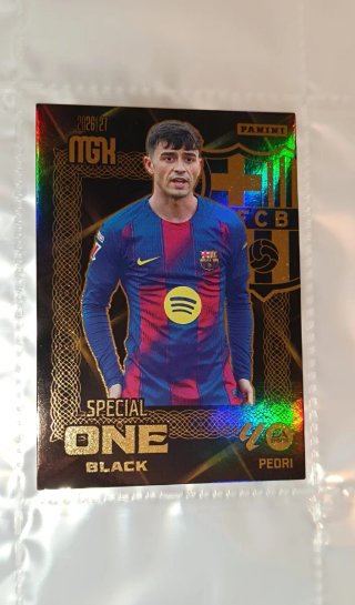 Carta Pedri MGK special one black 2026/27 Panini