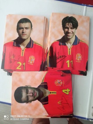 Collezione cartoline calciatori