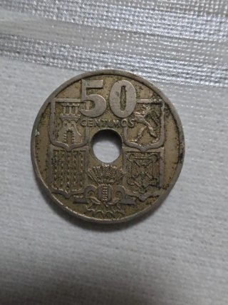 Moneda 50 céntimos 1949