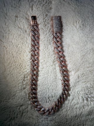 Cadena de Moissanita VVS y Plata S925