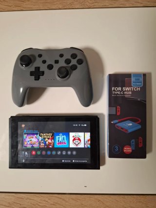 Nintendo Switch + Mando Pro Motion + Dock