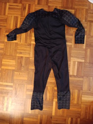Disfraz Spiderman Negro. Talla 4-6 años. 110/116.