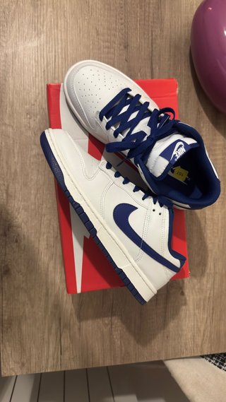 Nike Dunk Low Retro Azul Blanco