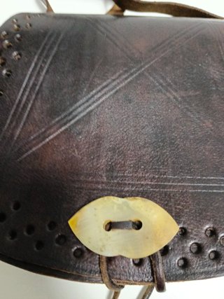 Bolso de cuero marroquí