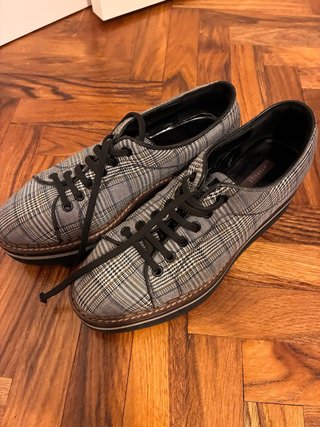 Zapatos Uterqüe de cuadros