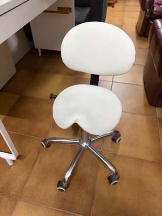 Silla Ergonómica Blanca Regulable
