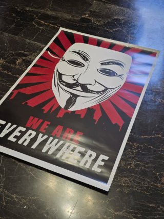 Poster V per Vendetta We Are Everywhere