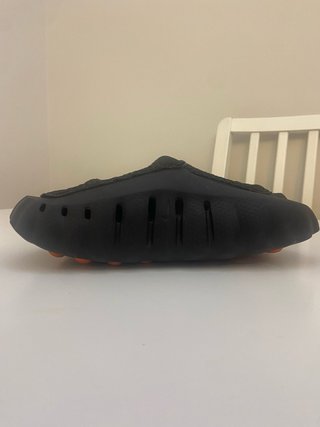 Chanclas Nike Masaje Negro Naranja