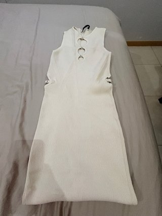 Vestido Beige Bershka Talla M
