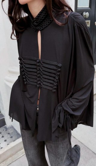 Blusa Zara Alamares Talla L