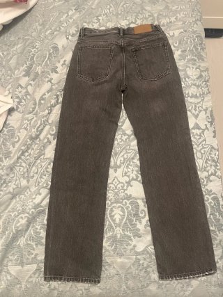 Pantalones Zara Rectos Grises