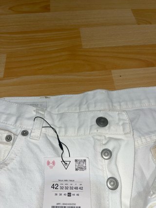 Pantalón Zara Blanco