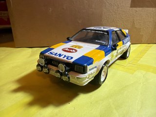 Coche Scalextric Audi Quattro Sanyo