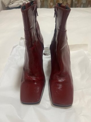 Botines Rojos Zara Talla 38