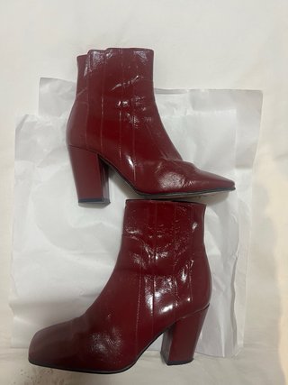Botines Rojos Zara Talla 38