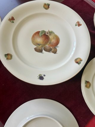 Servizio per dolce Bavaria in porcellana
