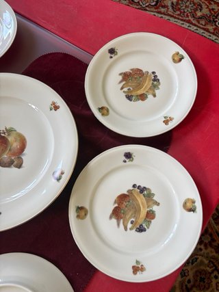 Servizio per dolce Bavaria in porcellana