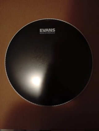Parche Batería Evans Hydraulic Negro 12"