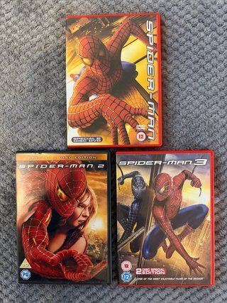 Trilogía Spider-Man 1, 2 y 3 DVD
