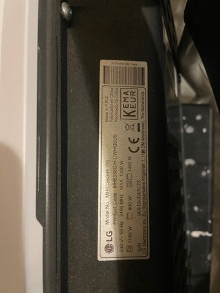 Microondas LG Smart Inverter