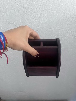 Organizador de escritorio de madera