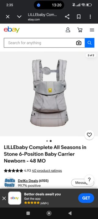 Mochila de porteo LILLE