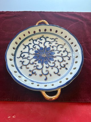 Piatto artistico veneziano in ceramica