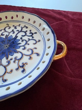 Piatto artistico veneziano in ceramica