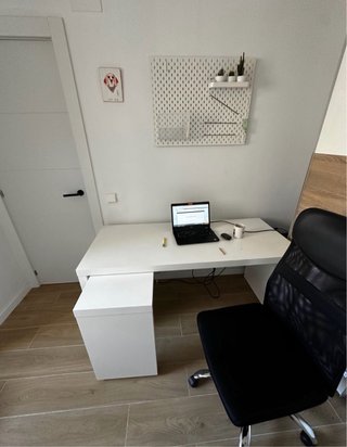 Escritorio MALM 151x65cm Blanco