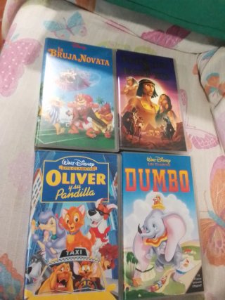 Películas VHS Disney Clásicos (Español)