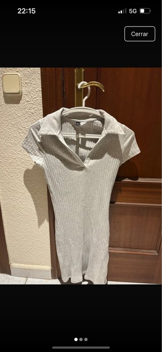 Vestido gris H&M