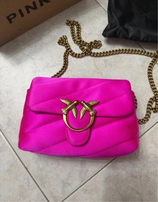 Borsa Pinko Baby Love Puff in raso