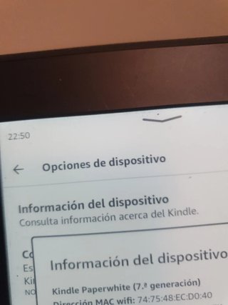Libro electrónico Amazon Kindle Negro