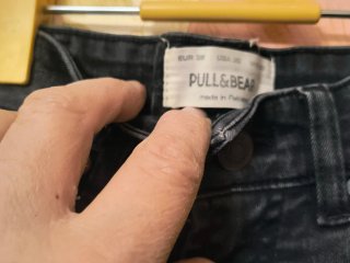 2 Jeans Pull&Bear Negros Talla M