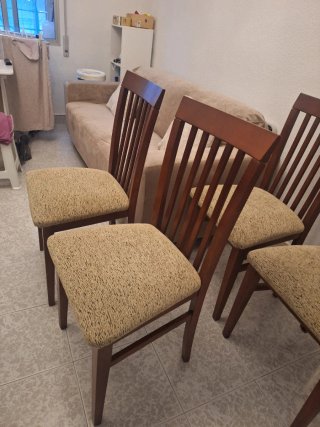Set di 6 sedie da pranzo in legno