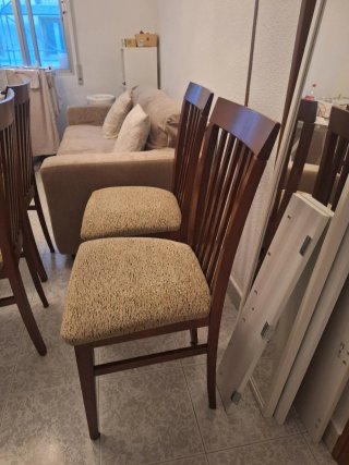 Set di 6 sedie da pranzo in legno