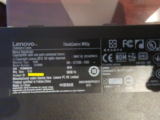 Lenovo M93p i5 8GB RAM 256GB SSD GTX 1650