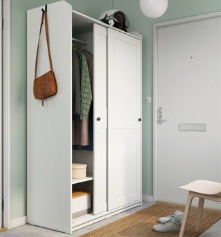 Armadio Ikea Hauga Bianco