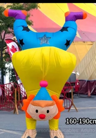 Disfraz Payaso Hinchable Adulto