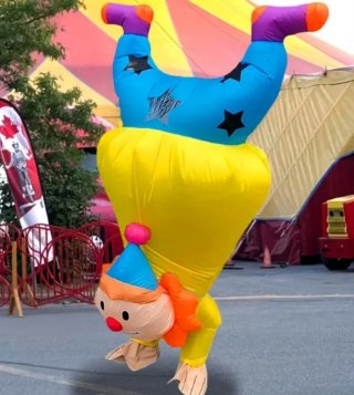 Disfraz Payaso Hinchable Adulto